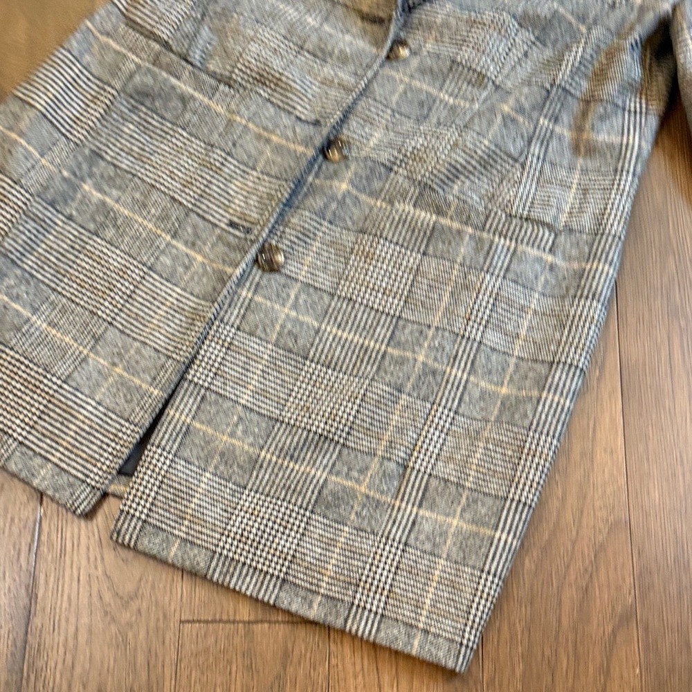 Centigrade Plaid Women's Blazer Coat Size 10 C11-011 - Picture 3 of 9